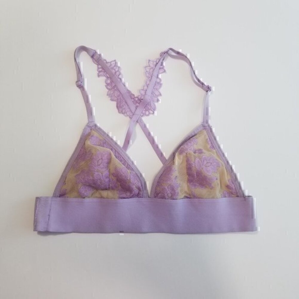PINK Victoria's Secret Lace Triangle Bra Size S